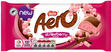 Aero Strawberry Sharing Bar 90g